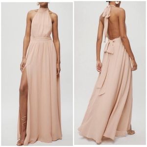 Reformation Andee Dress Size 6 Nude